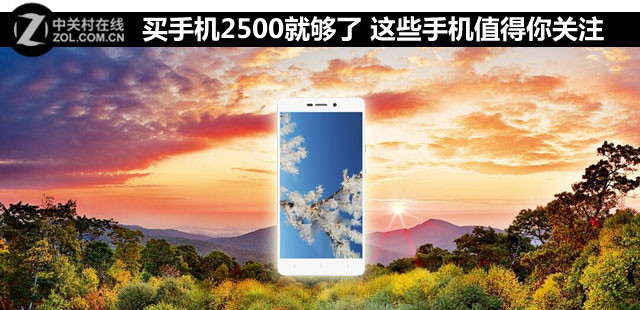 買手機(jī)2500就夠了 這些手機(jī)值得你關(guān)注 
