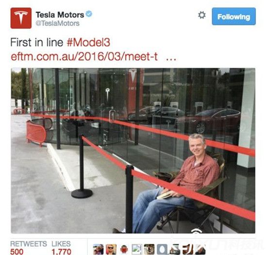 特斯拉正式發(fā)布Model 3：全球粉絲瘋了！