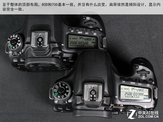 全面升級對焦強(qiáng)悍 佳能80D/70D對比評測 