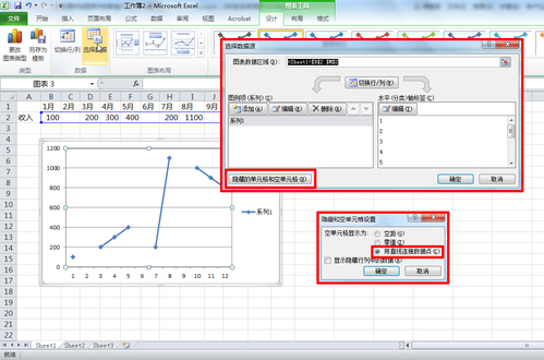 解決EXCEL2010折線圖斷線問題的方法二 三聯(lián)教程