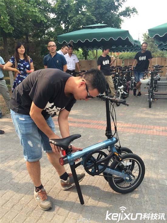 小米智能自行車實拍 小米自行車到底有多大？