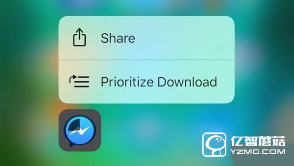 3D Touch新手勢：iOS 10調整應用下載優先級