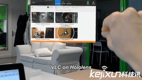 VCL登錄微軟產品 原來HoloLens這么看視頻！