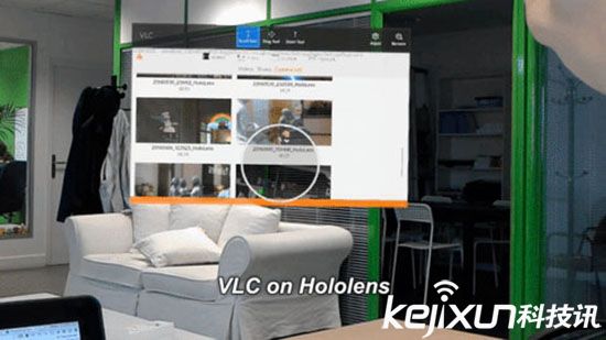 VCL登錄微軟產品 原來HoloLens這么看視頻！