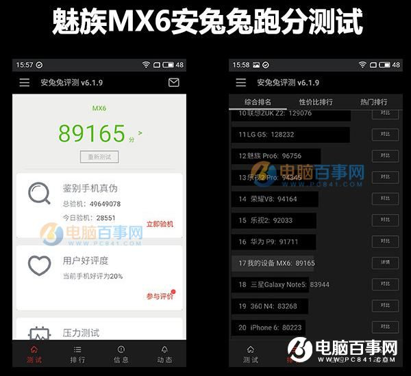 魅族MX6和小米5性能哪個好 跑分區(qū)別對比