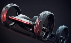 Ventooz是輛能爬墻的電動(dòng)車   像極了鋼鐵俠
