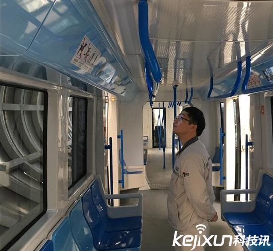 世界首創(chuàng)新能源空鐵在我國試運行 時速60公里 