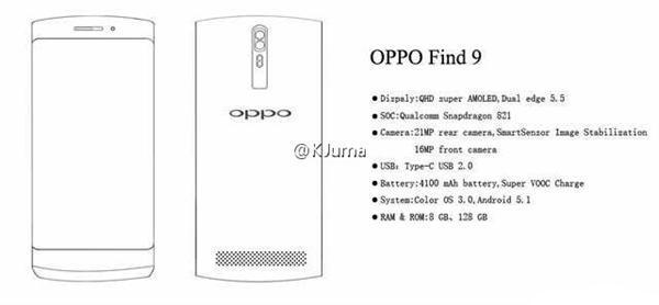 小米6最強(qiáng)對手來了 OPPO Find9搭驍龍835+8G內(nèi)存+雙攝