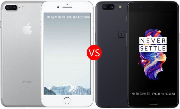 一加5和iPhone7 Plus哪個好？蘋果7P與一加5區別對比