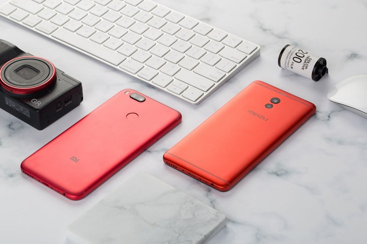 小米5X紅色版和魅藍Note6猩焰紅對比圖賞 哪個好看？