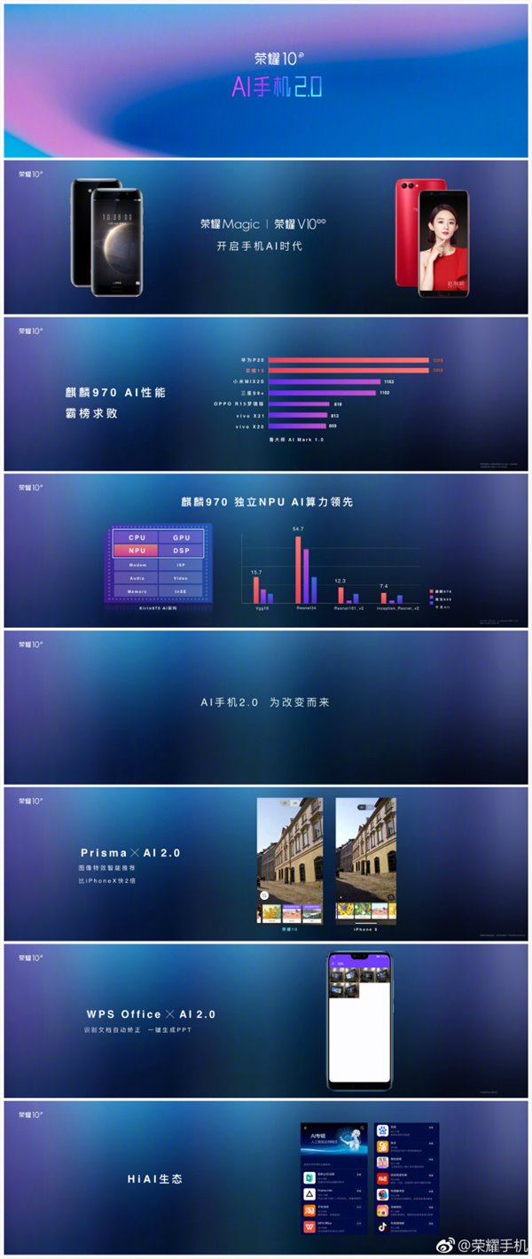 榮耀10正式發(fā)布：售價(jià)2599元起+極光鍍膜+AI雙攝