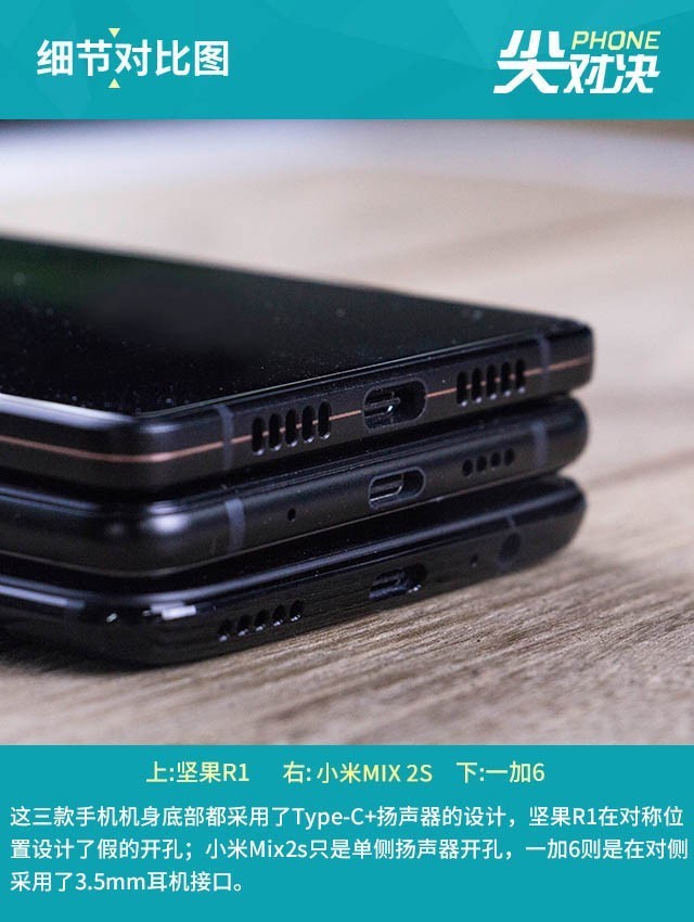 堅果R1、小米MIX2S、一加6對比評測 驍龍845旗艦怎么選？