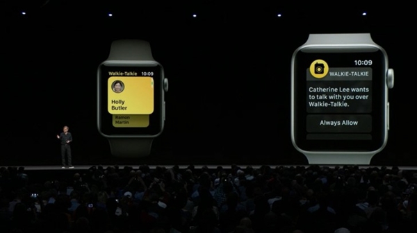 蘋果watchOS 5正式發布：新增對講機、手表支持互發語音