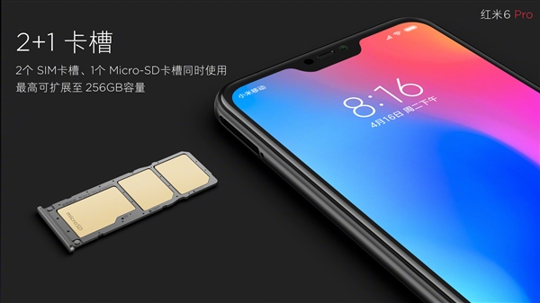 999元起！紅米6 Pro正式發(fā)布：小劉海＋4000mAh