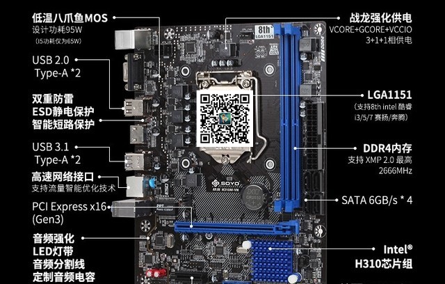 H310配什么CPU？H310和H110的區別是什么？