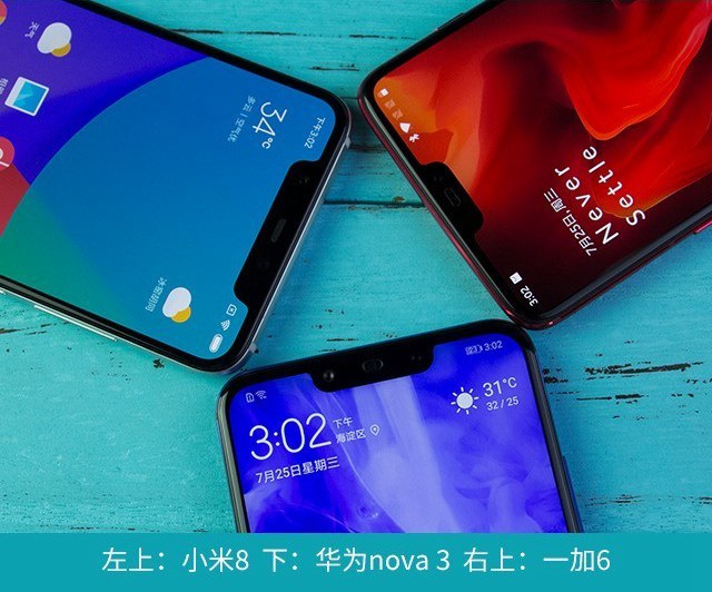 華為Nova3、小米8、一加6對比評測 三千國產(chǎn)機對決