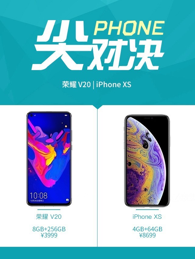 榮耀V20劍指果XS 4800萬雙攝夜拍占優(yōu)勢(shì)（審核不發(fā)） 