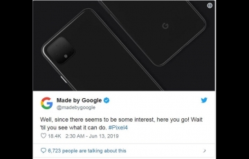 谷歌揭秘Pixel 4設(shè)計：確認雙后置攝像頭，全玻璃背殼