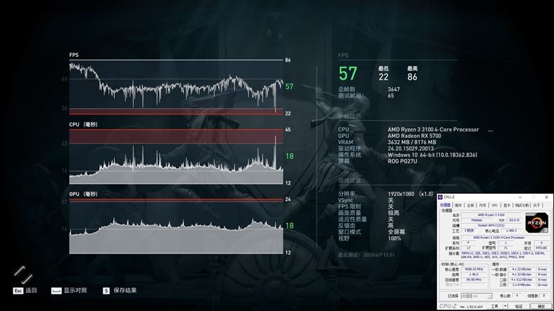 銳龍3 3100/3300X超頻怎么樣？銳龍3 3300X/3100超頻游戲性能測試